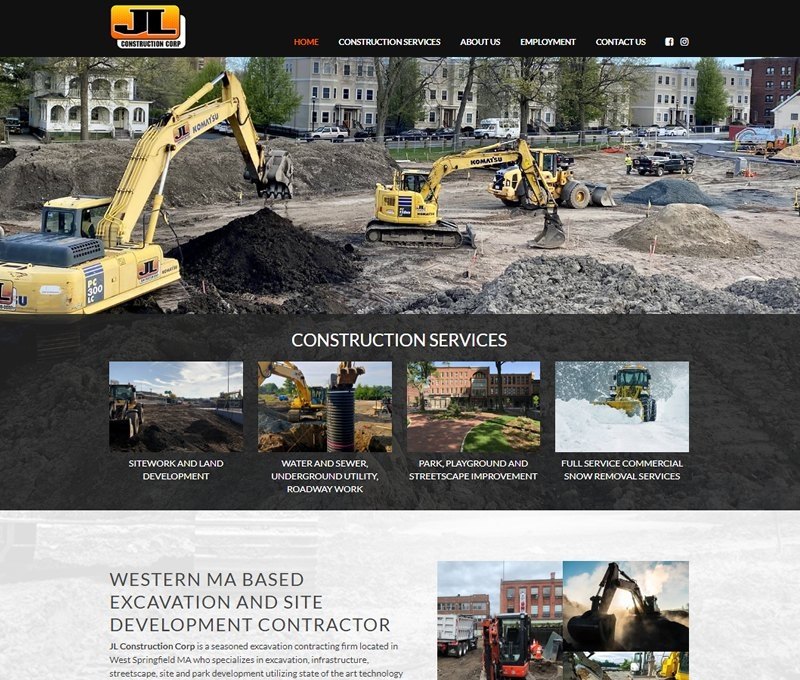 JL Construction Corp, heavy civil construction, site work, excavation, heavy construction, site development, civil construction, site clearing, construction services, foundation excavation, road construction, commercial paving, land clearing, sewer systems, residential construction, commercial construction, mass dot, snow removal, snow removal services, snow plowing